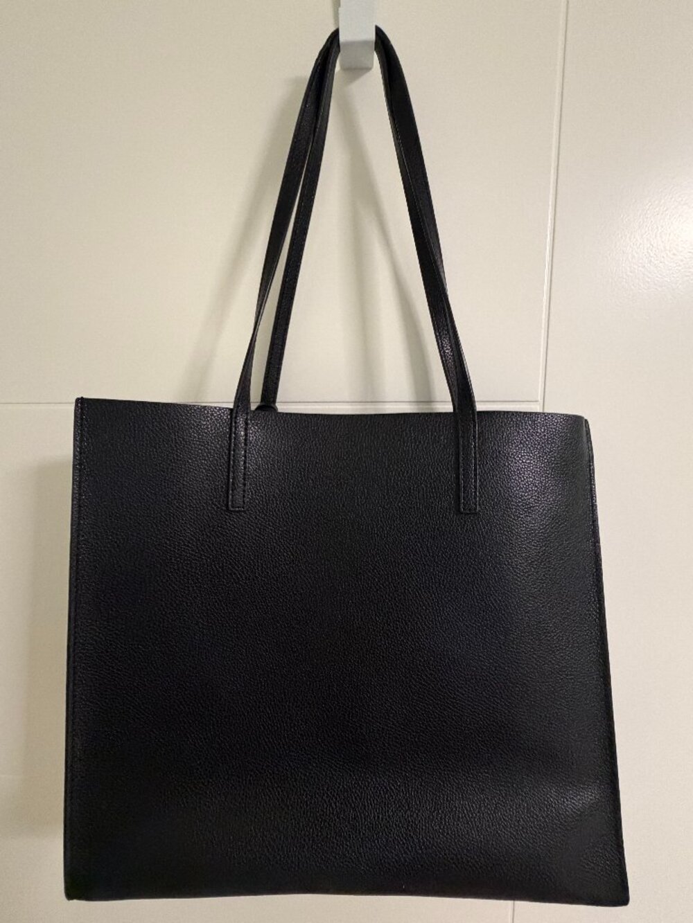 Marc Jacobs The Grind Black Leather Tote Shoulder Bag - Picture 5 of 16